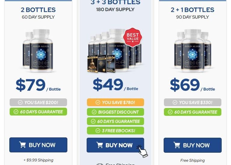 Gold Align Bottle