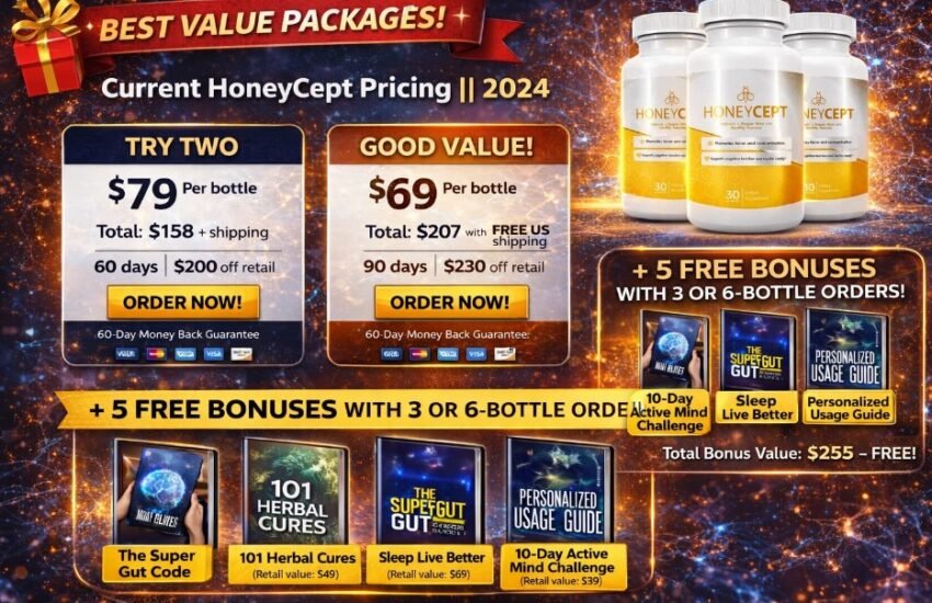 HoneyCept Brain Health Capsules Buy Now