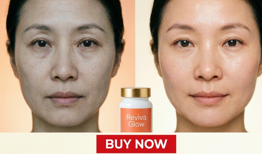 Before and after Reviva Glow Before and after